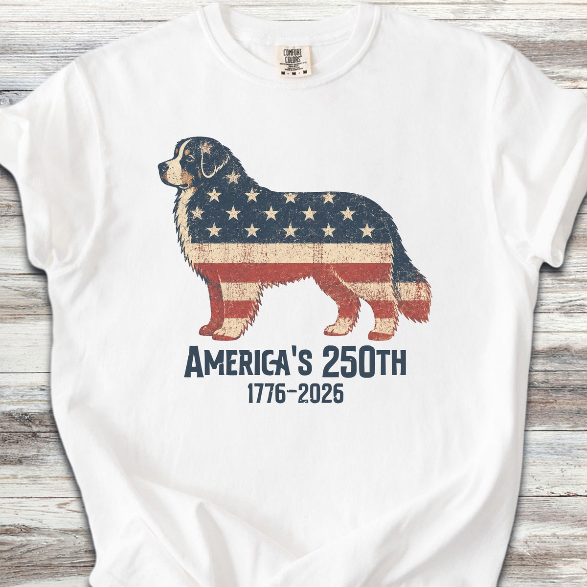 Bernese Mountain Dog 250 - White