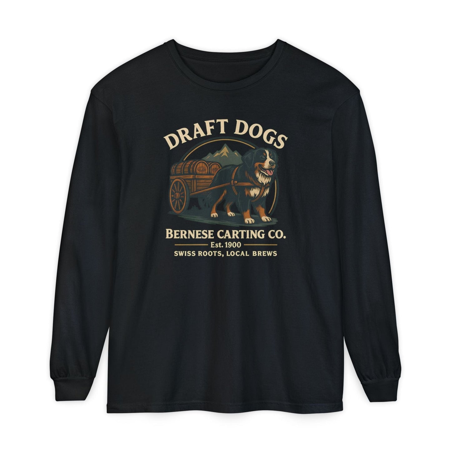 Bernese Mountain Dog Draft Dogs Long Sleeve Tee