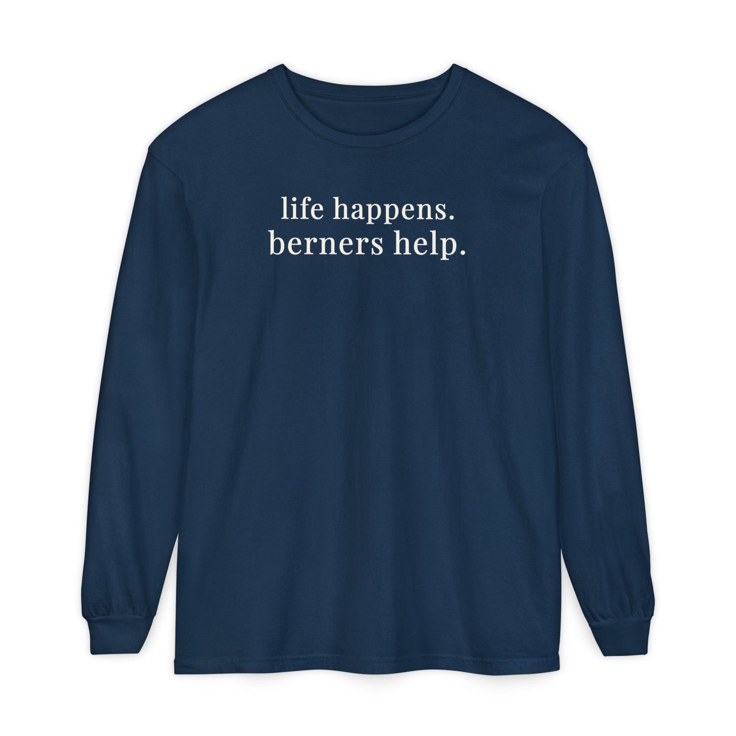 Bernese Mountain Dogs Help Long Sleeve Tee