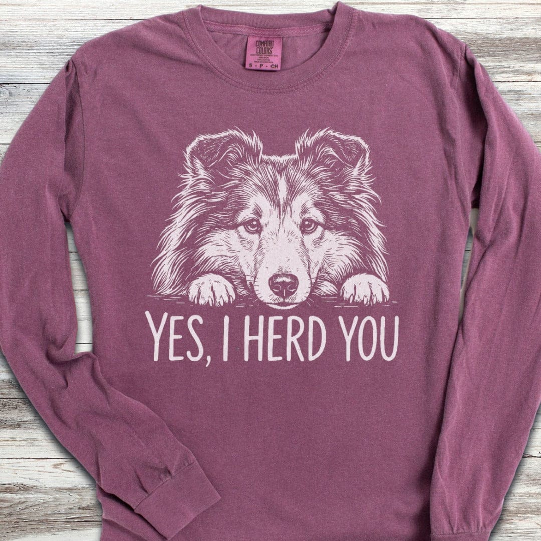 Shetland Sheepdog Herd You Long Sleeve Tee