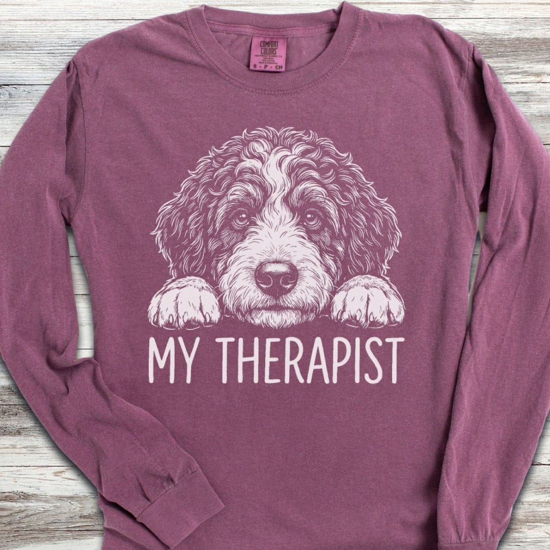 Bernedoodle Therapist Long Sleeve Tee
