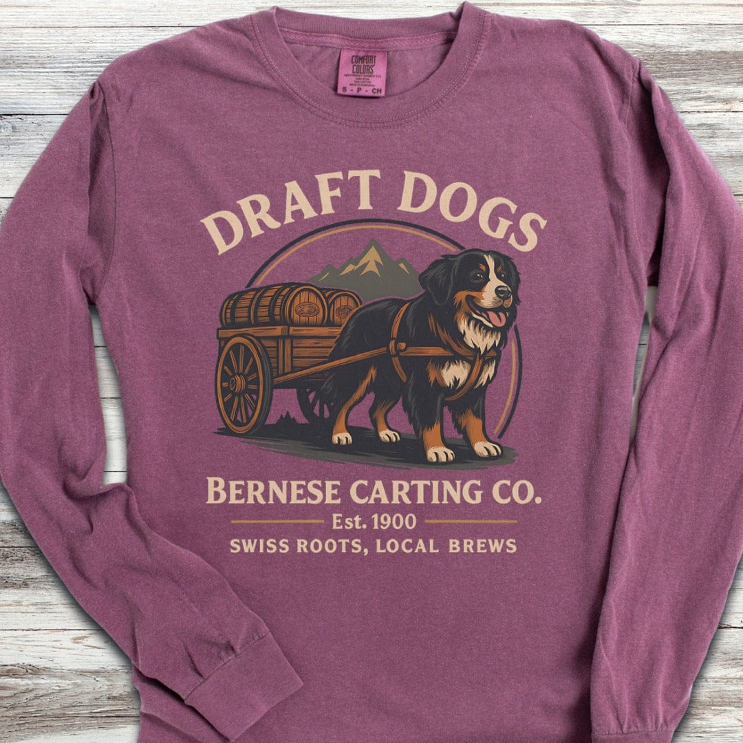 Bernese Mountain Dog Draft Dogs Long Sleeve Tee