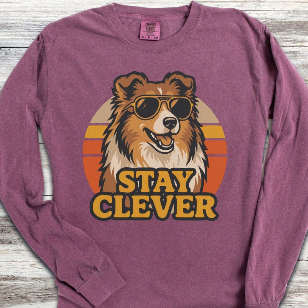 Shetland Sheepdog Clever Long Sleeve Tee