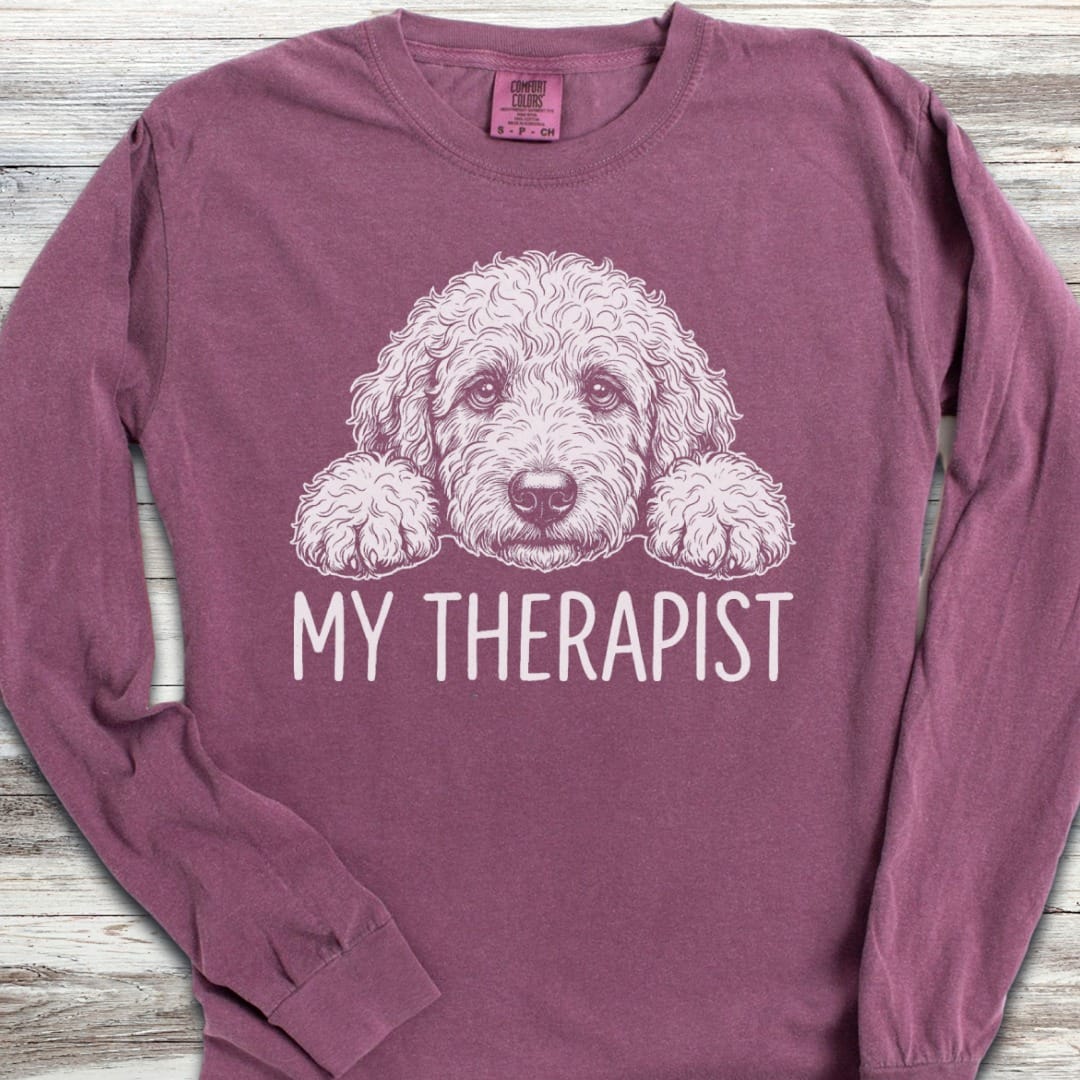 Doodle Therapist Long Sleeve Tee