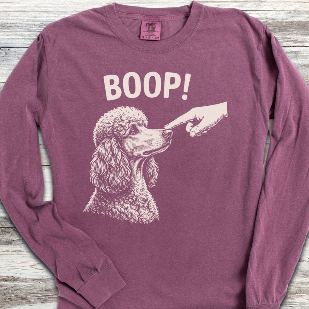 Poodle BOOP! Long Sleeve Tee