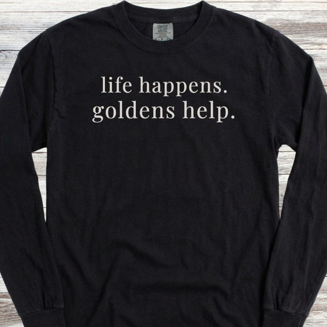 Golden Retriever Help Long Sleeve Tee