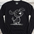 Doodle Sketch Long Sleeve Tee