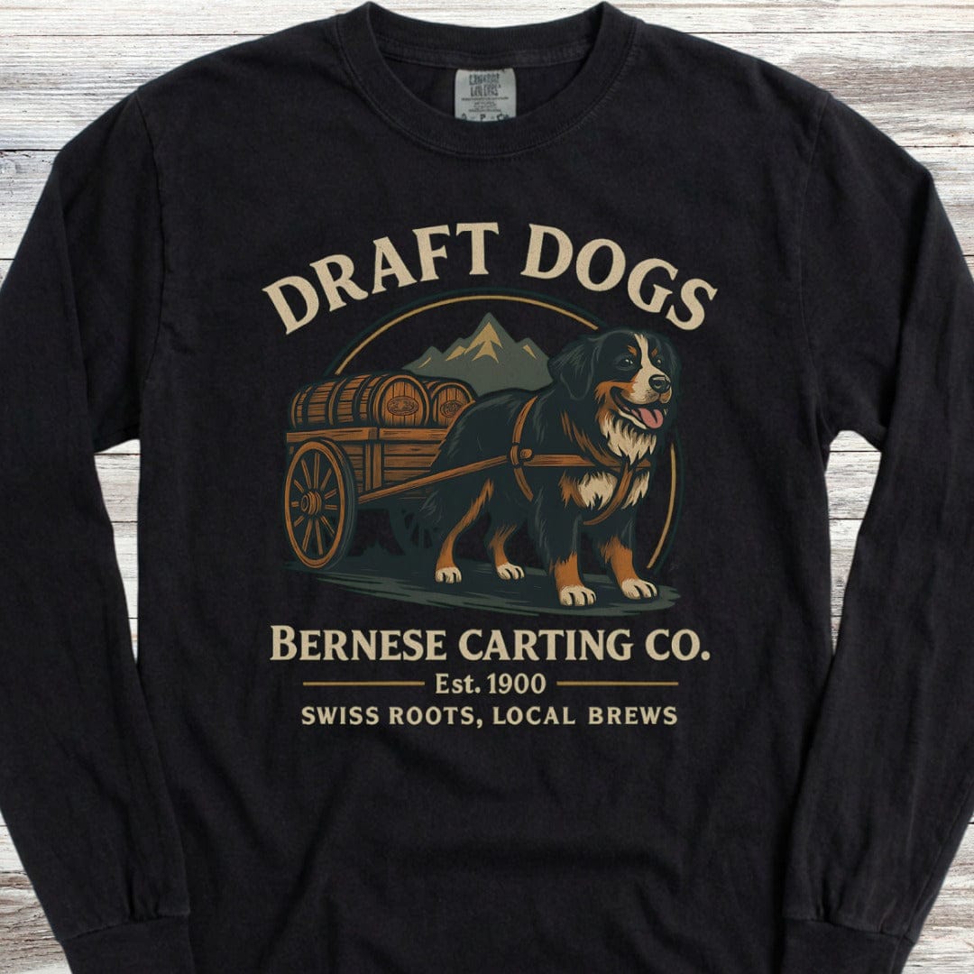 Bernese Mountain Dog Draft Dogs Long Sleeve Tee