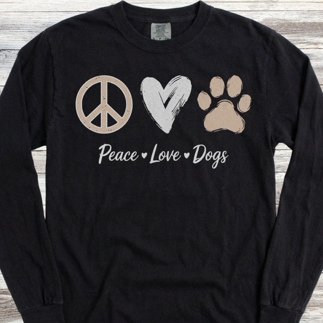 Peace Love Dogs Long Sleeve Tee