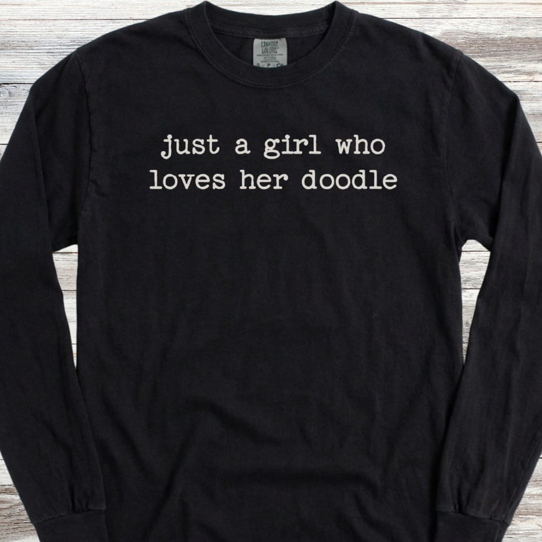 Doodle Girl Long Sleeve Tee