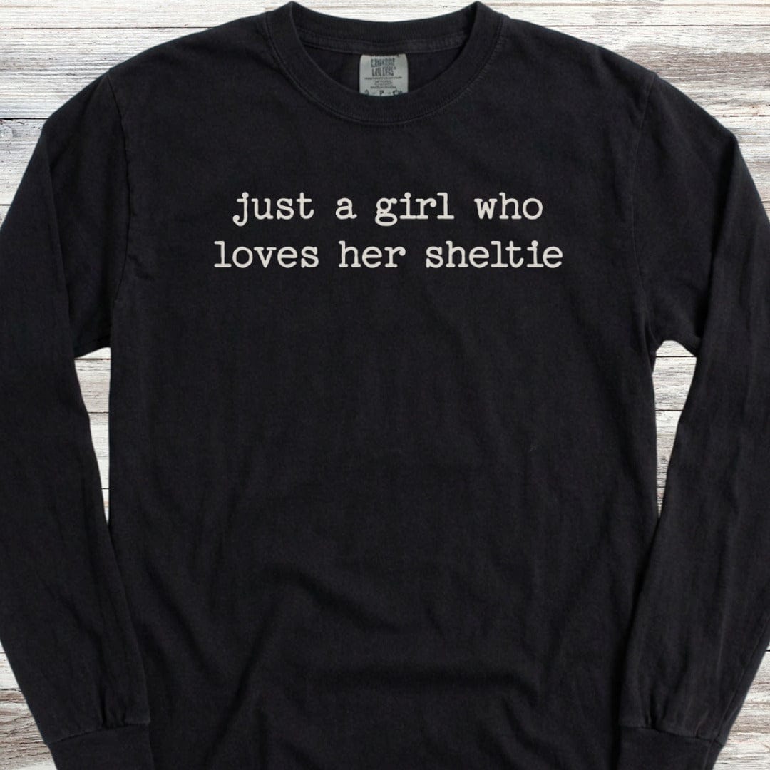 Shetland Sheepdog Girl Long Sleeve Tee