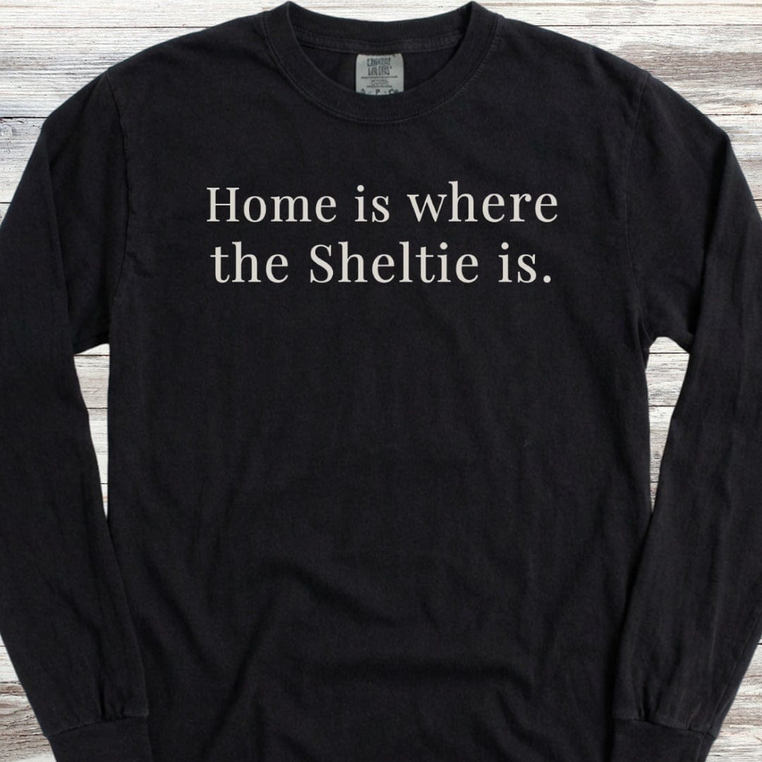 Shetland Sheepdog Home Long Sleeve Tee