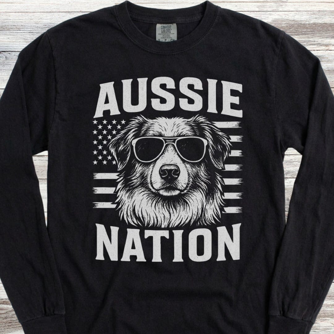 Australian Shepherd Nation Long Sleeve Tee