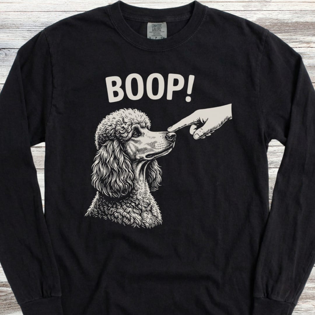 Poodle BOOP! Long Sleeve Tee