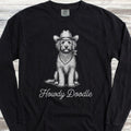 Doodle Howdy Doodle Long Sleeve Tee