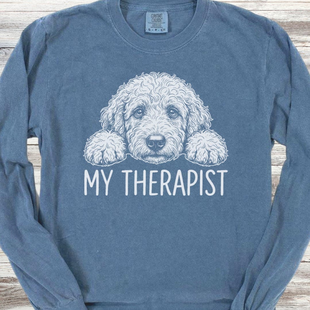 Doodle Therapist Long Sleeve Tee
