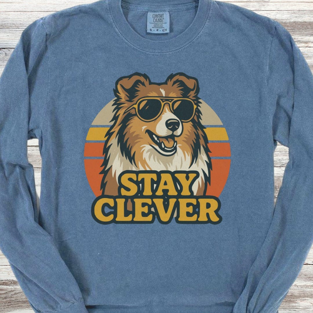 Shetland Sheepdog Clever Long Sleeve Tee