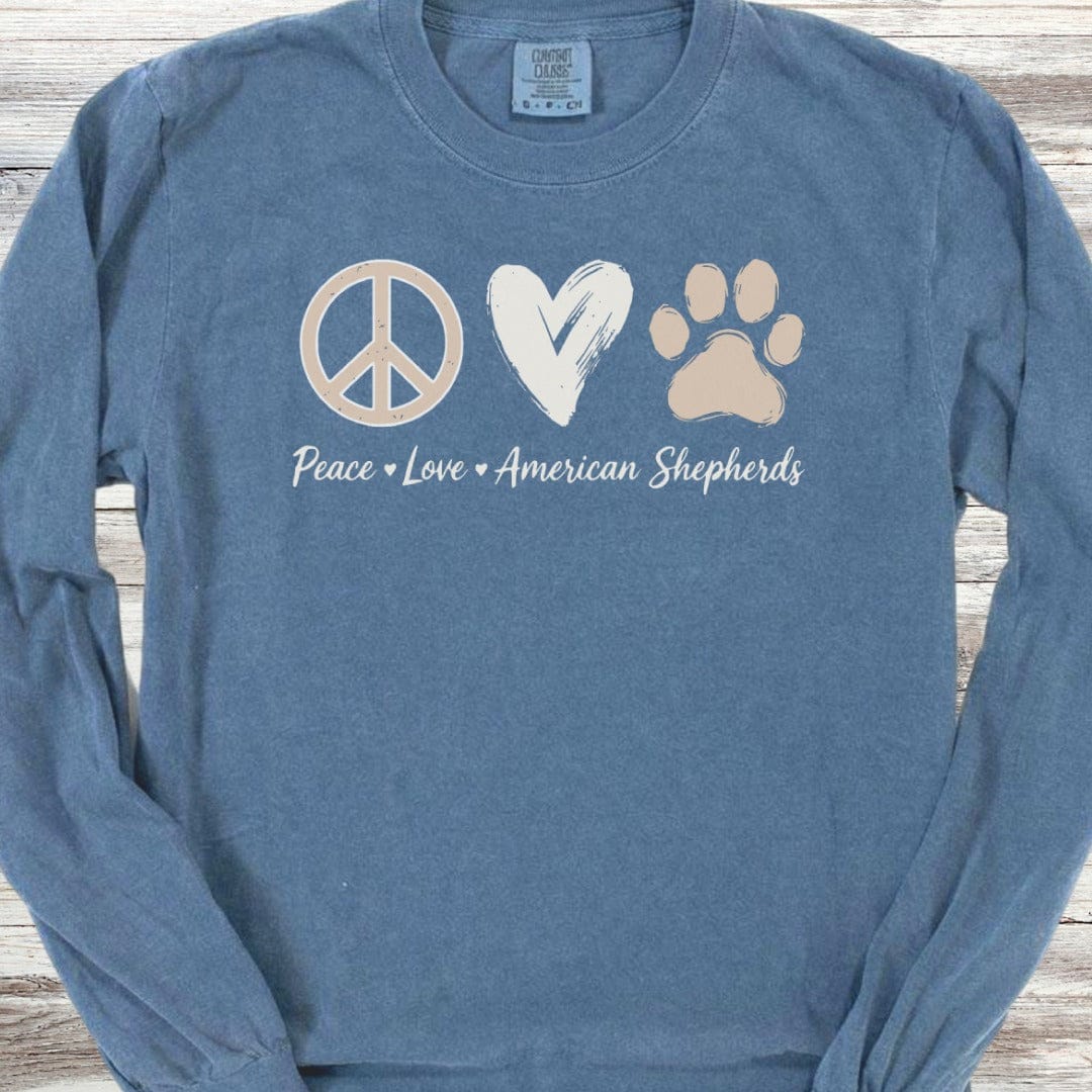 American Shepherd Peace Long Sleeve Tee