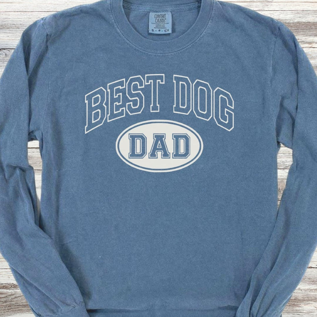 Best Dog Dad Long Sleeve Tee