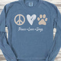 Peace Love Dogs Long Sleeve Tee