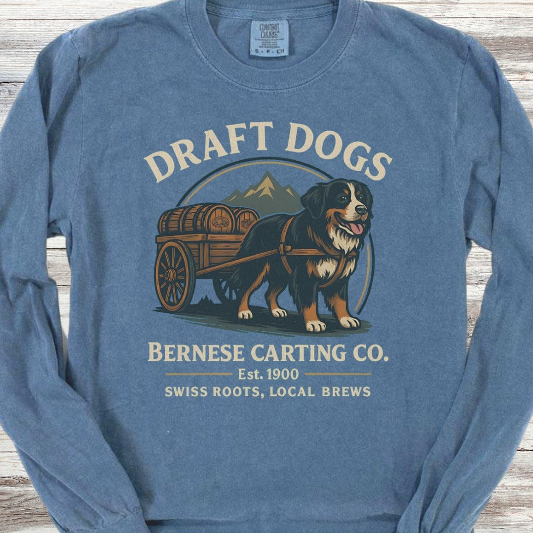 Bernese Mountain Dog Draft Dogs Long Sleeve Tee