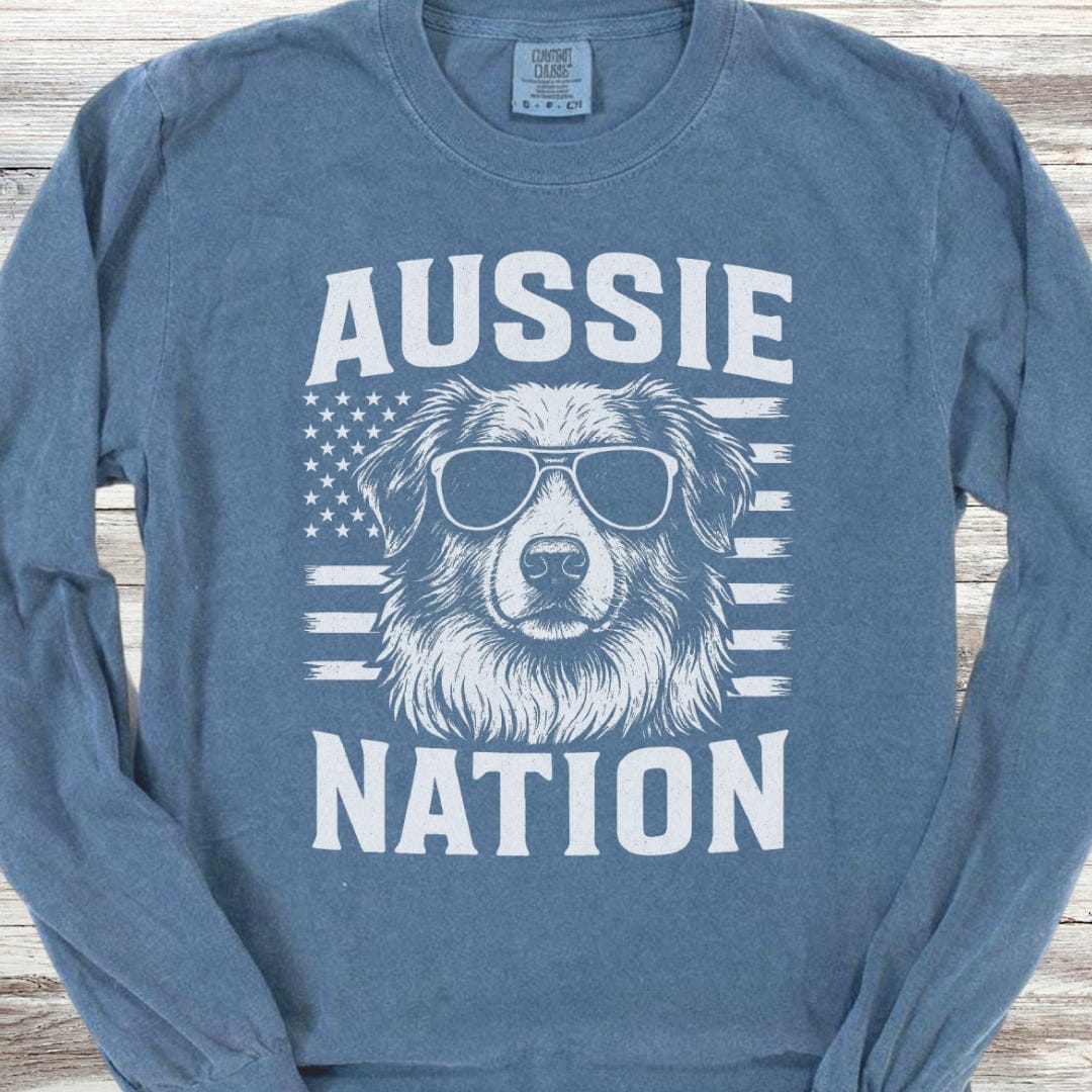 Australian Shepherd Nation Long Sleeve Tee