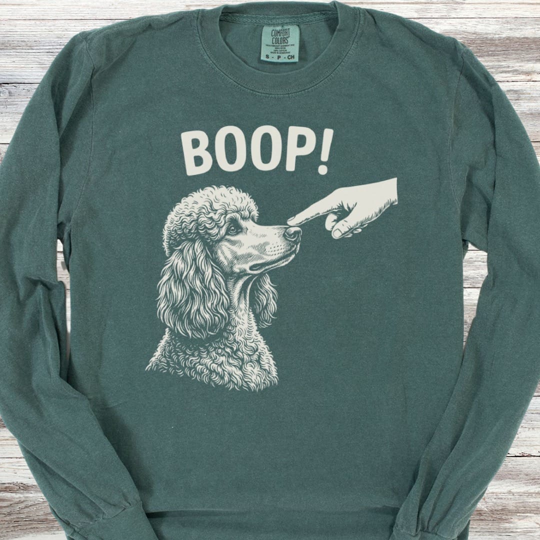 Poodle BOOP! Long Sleeve Tee