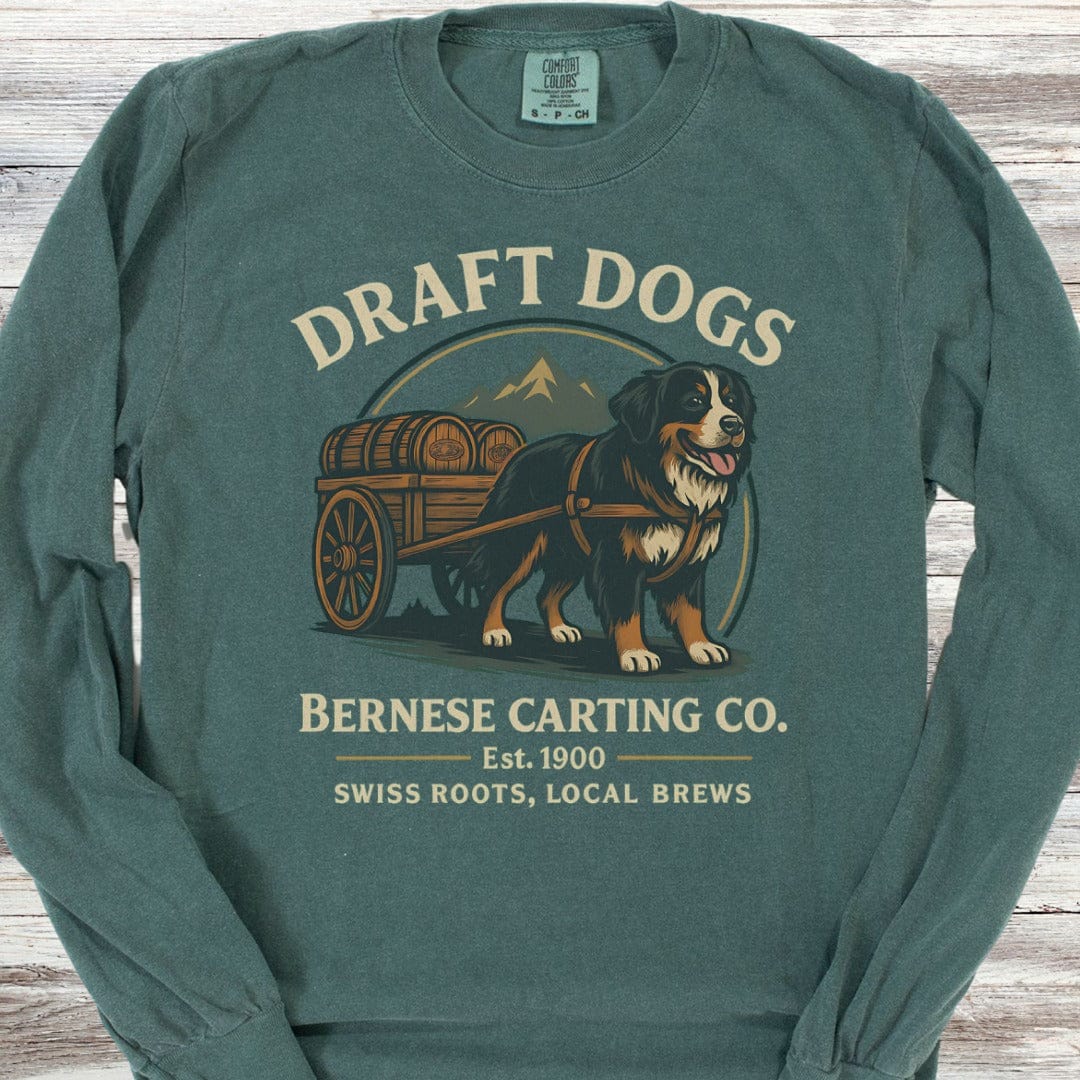 Bernese Mountain Dog Draft Dogs Long Sleeve Tee
