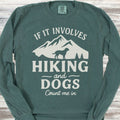Hiking & Dogs Long Sleeve Tee