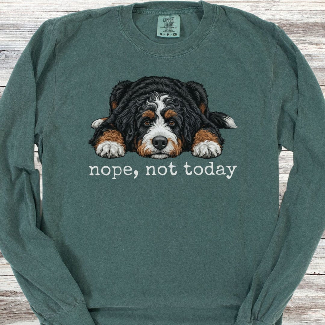 Bernedoodle Nope Long Sleeve Tee