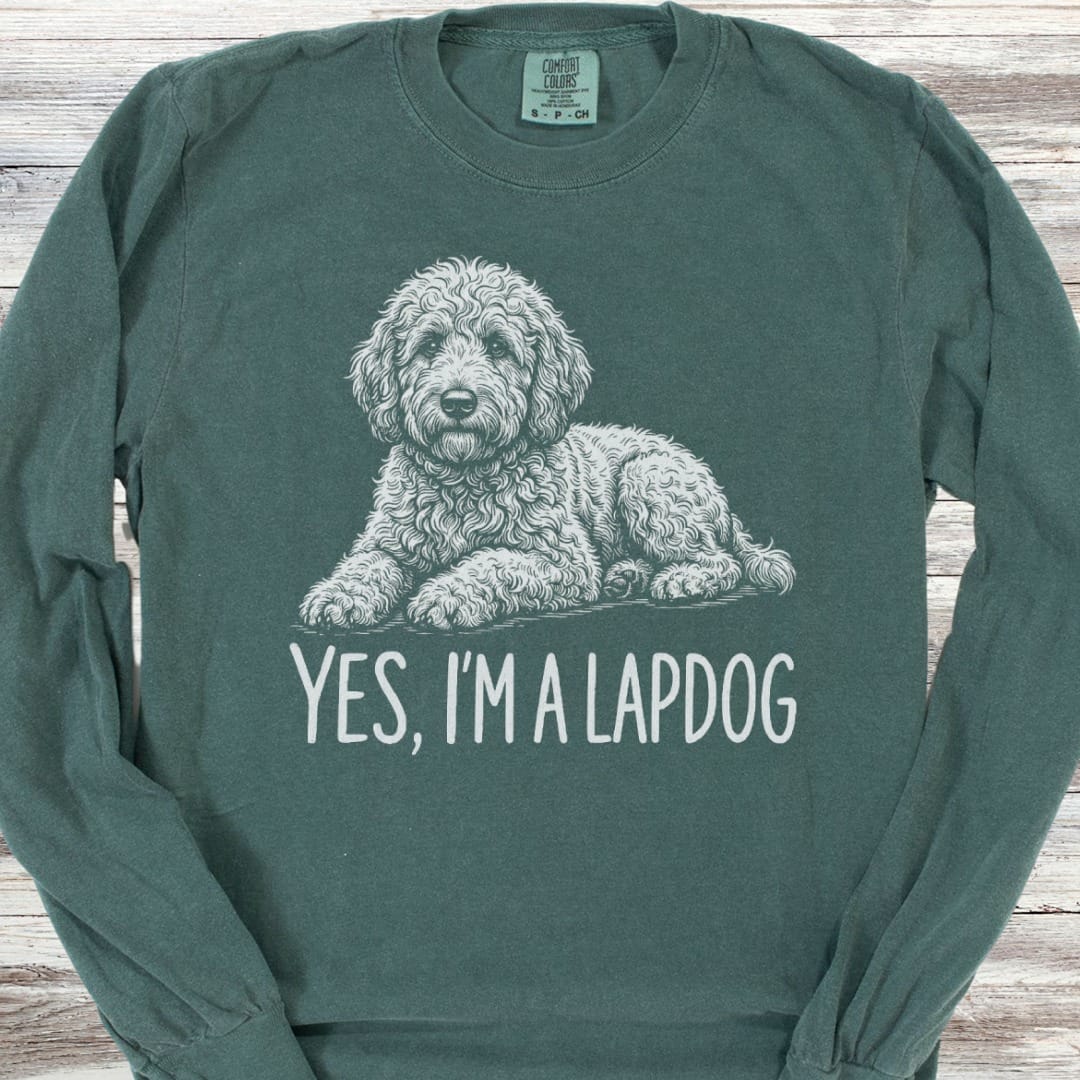 Doodle Lapdog Long Sleeve Tee