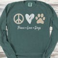 Peace Love Dogs Long Sleeve Tee