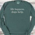 Dogs Help Long Sleeve Tee