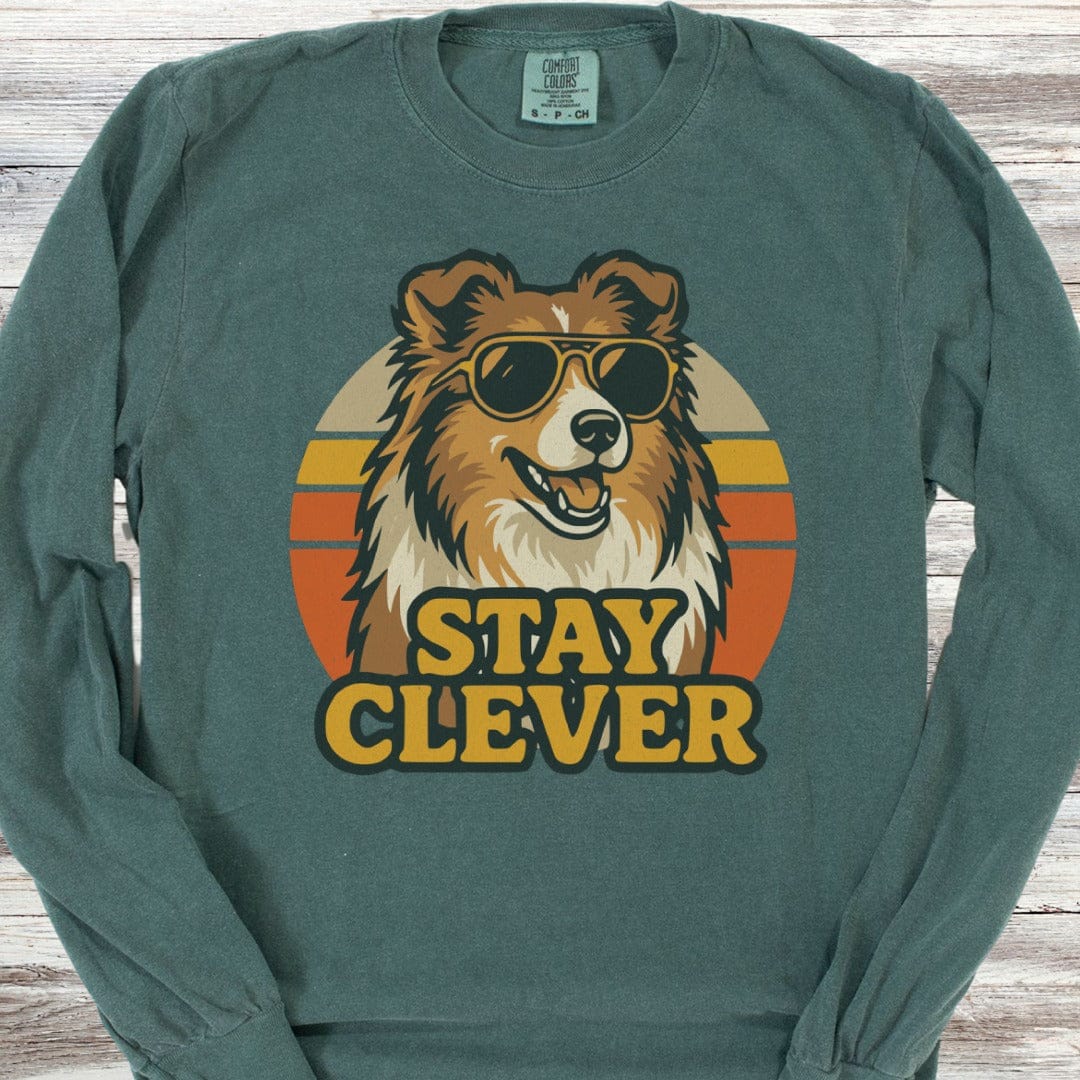 Shetland Sheepdog Clever Long Sleeve Tee