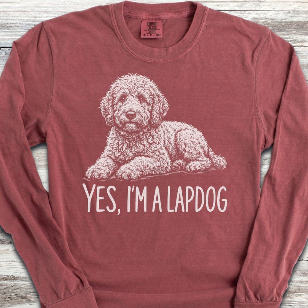 Doodle Lapdog Long Sleeve Tee
