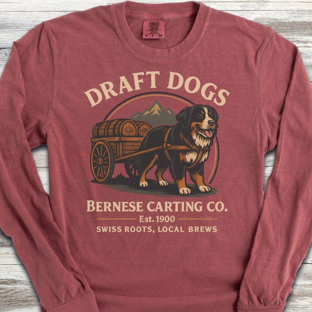 Bernese Mountain Dog Draft Dogs Long Sleeve Tee