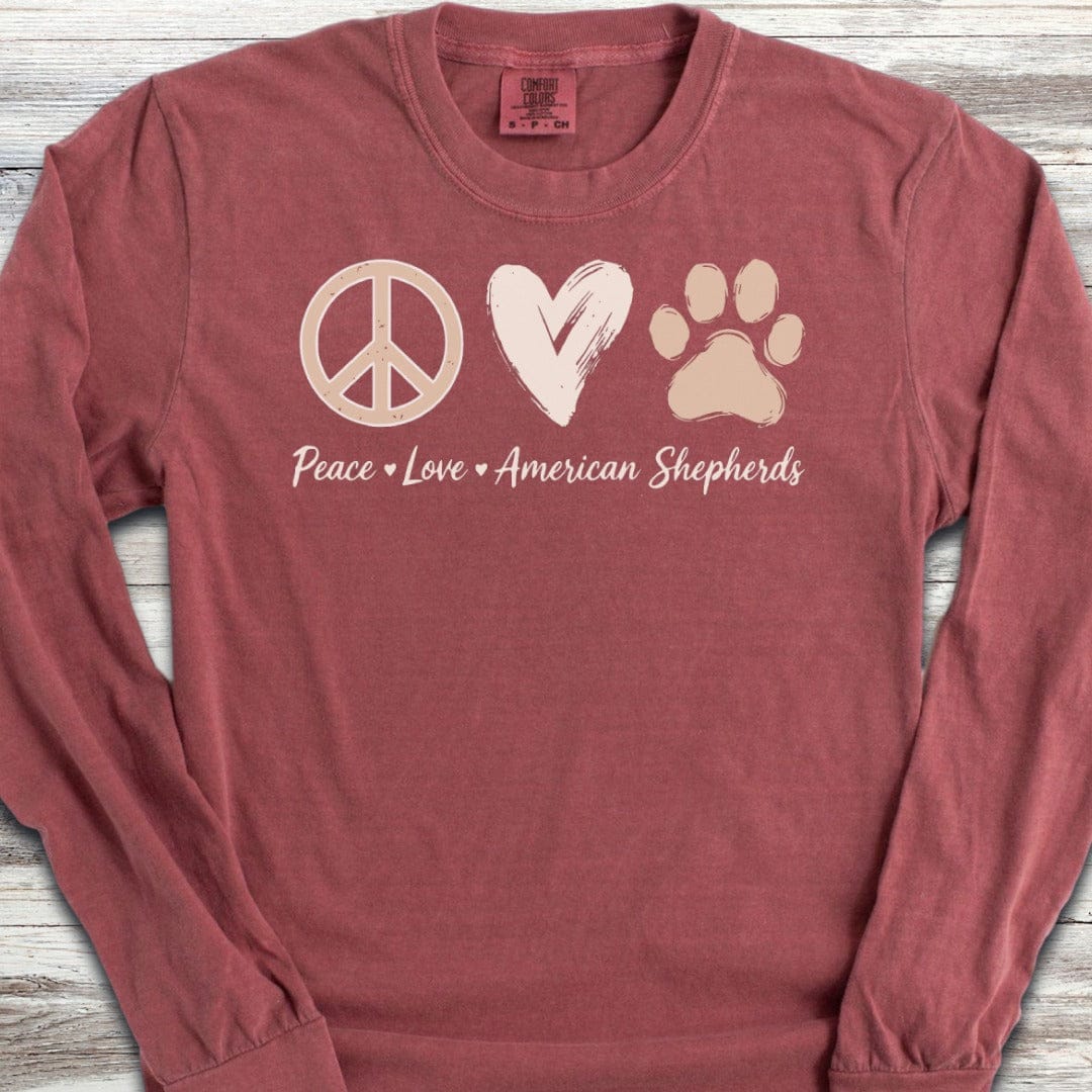 American Shepherd Peace Long Sleeve Tee