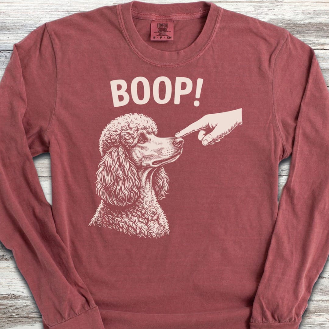 Poodle BOOP! Long Sleeve Tee