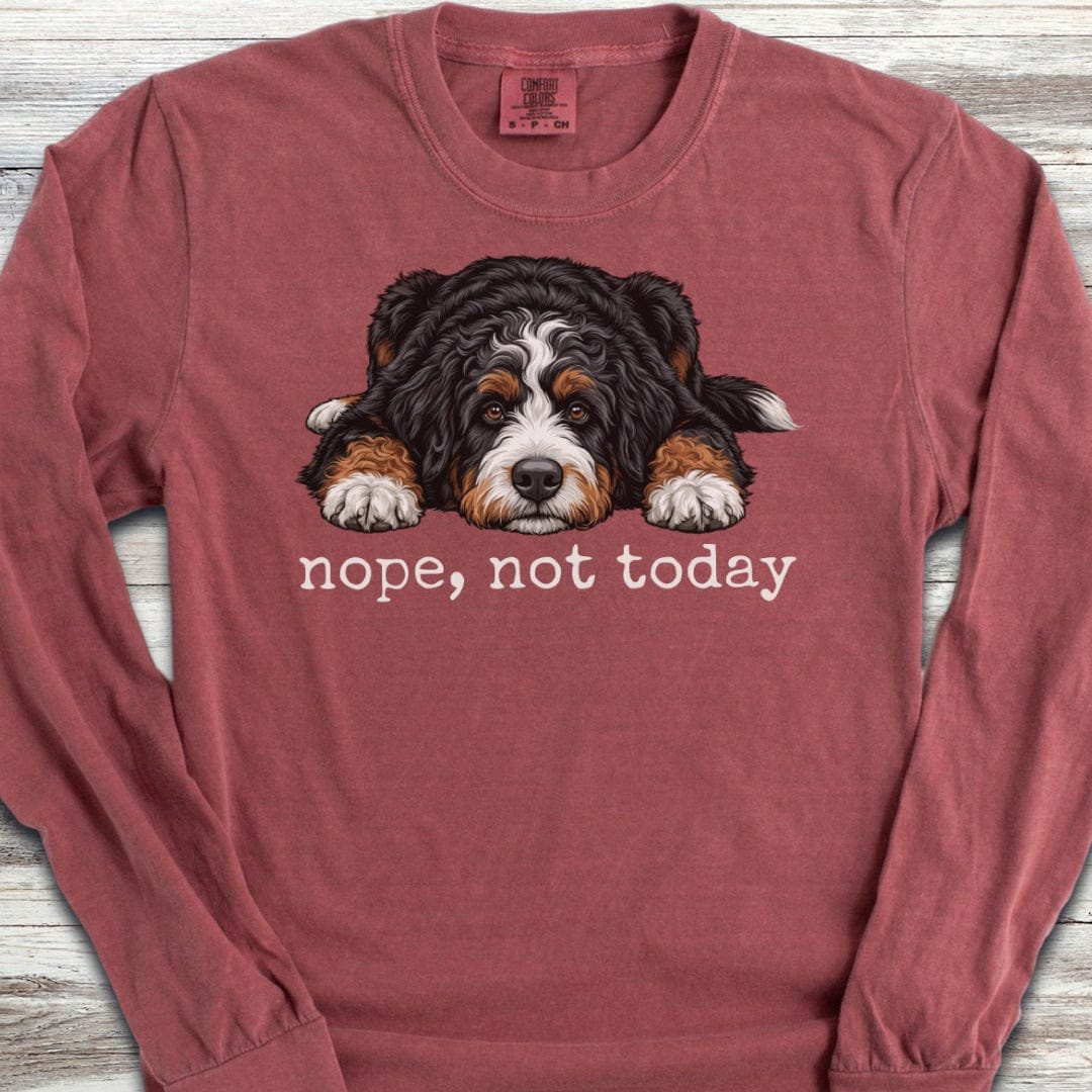 Bernedoodle Nope Long Sleeve Tee