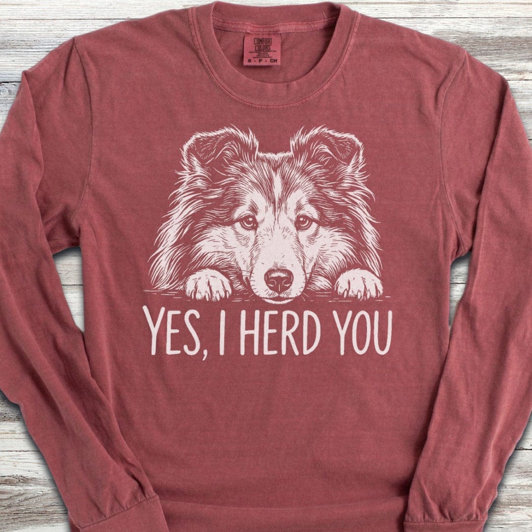 Shetland Sheepdog Herd You Long Sleeve Tee