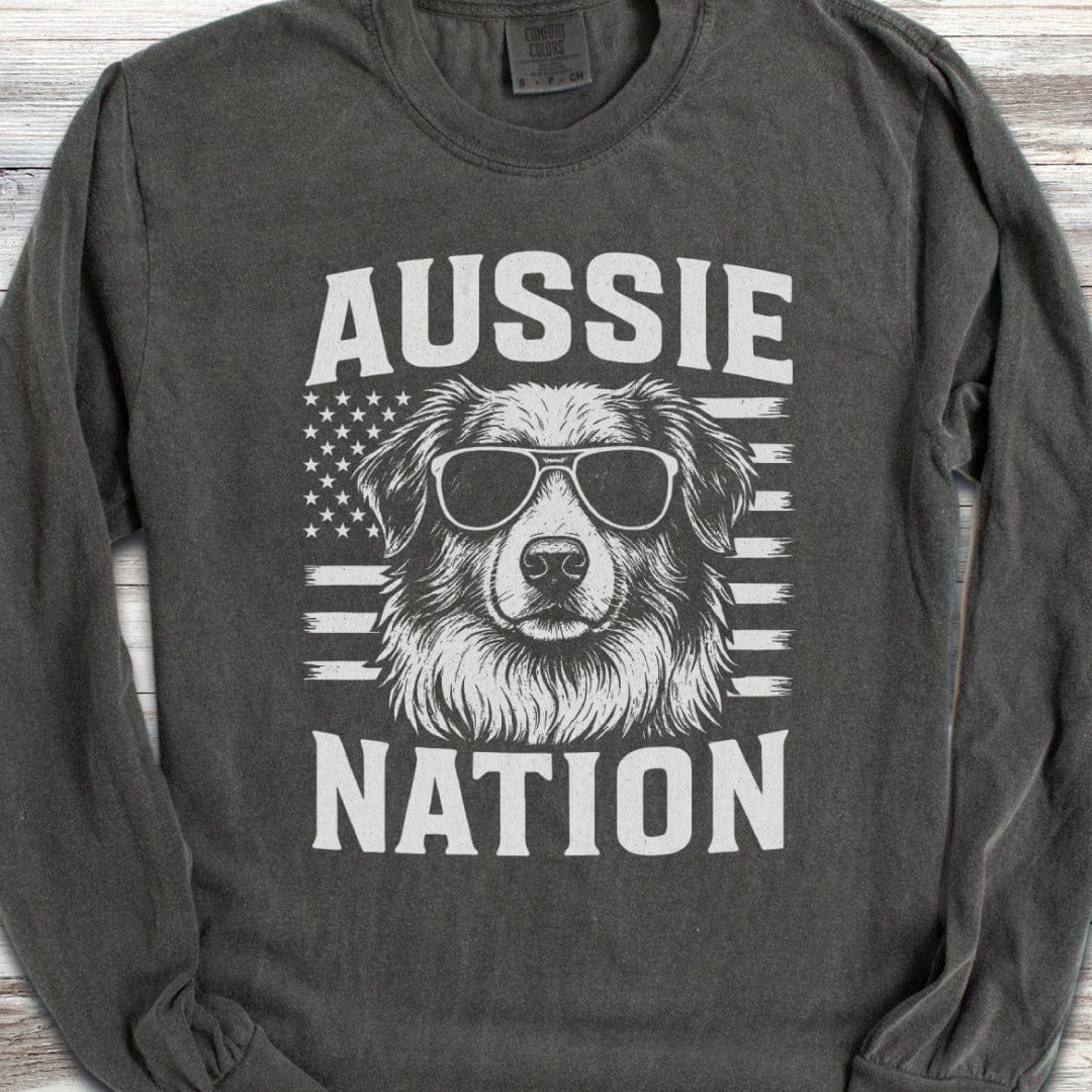 Australian Shepherd Nation Long Sleeve Tee