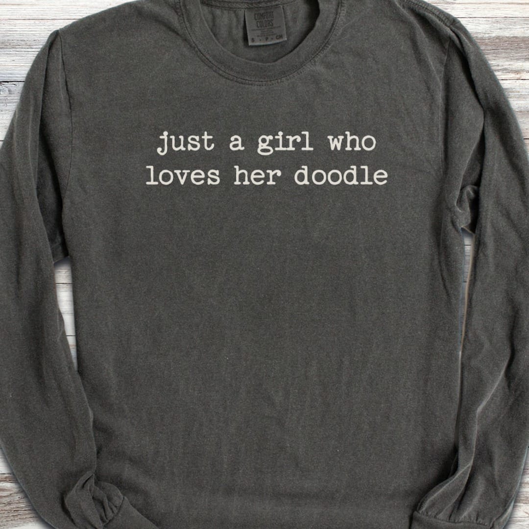 Doodle Girl Long Sleeve Tee