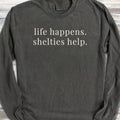 Shetland Sheepdog Help Long Sleeve Tee