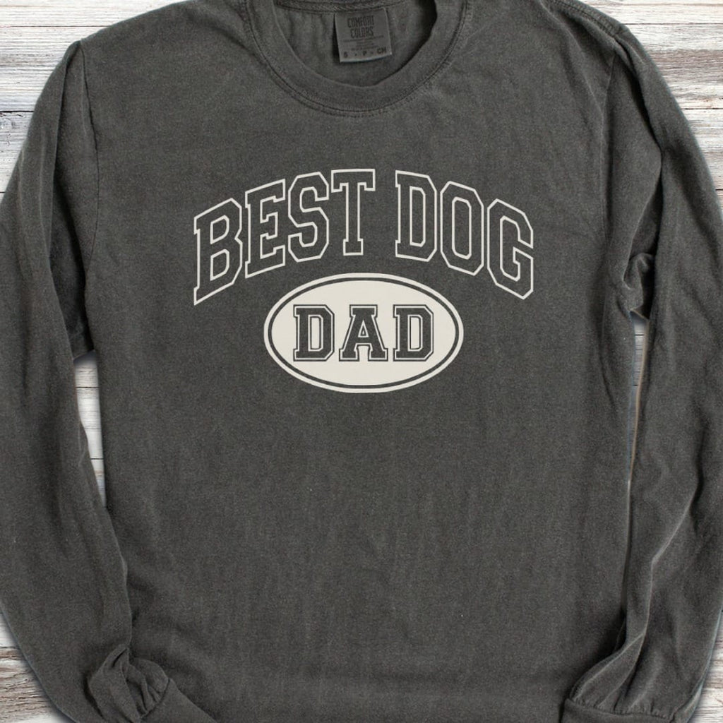 Best Dog Dad Long Sleeve Tee