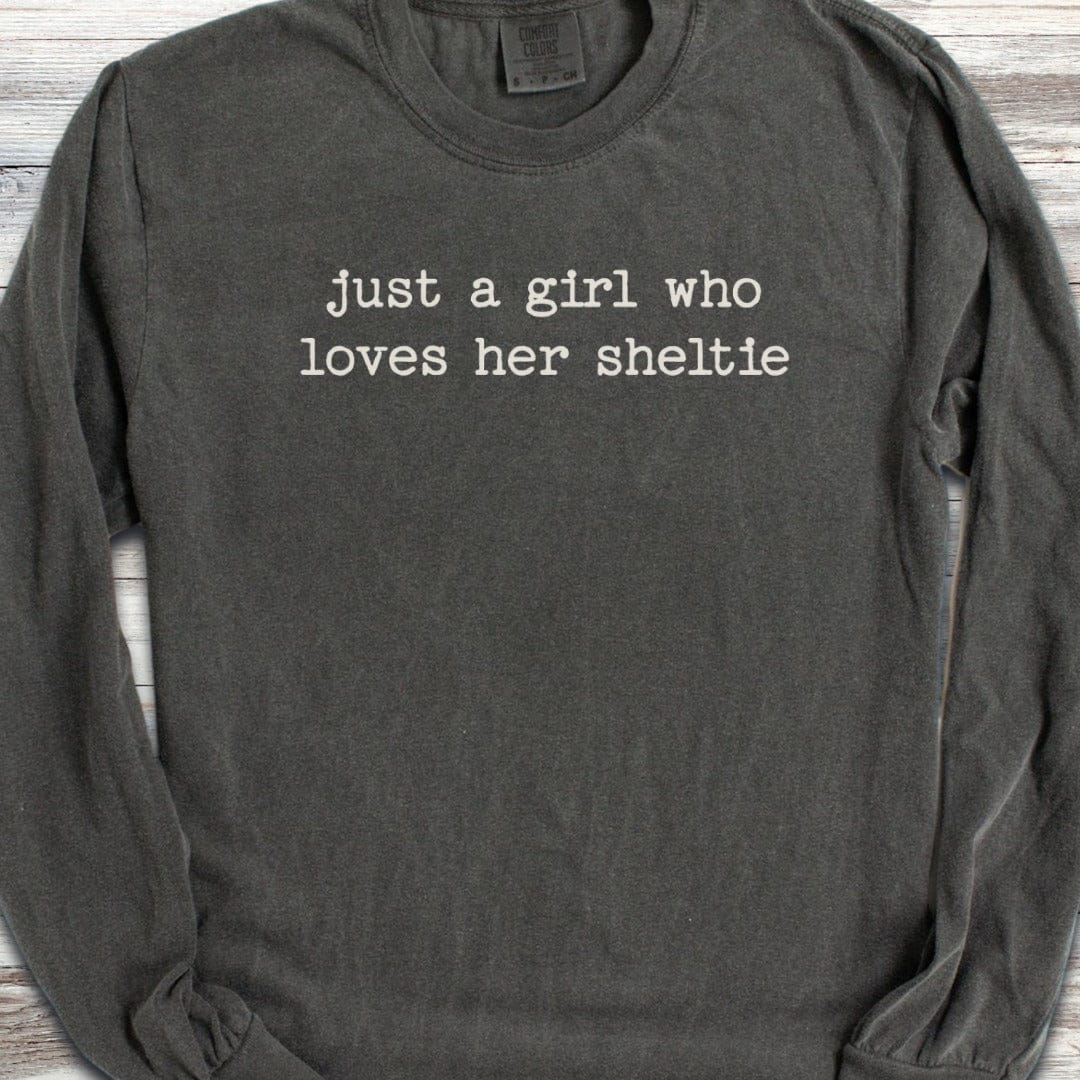 Shetland Sheepdog Girl Long Sleeve Tee