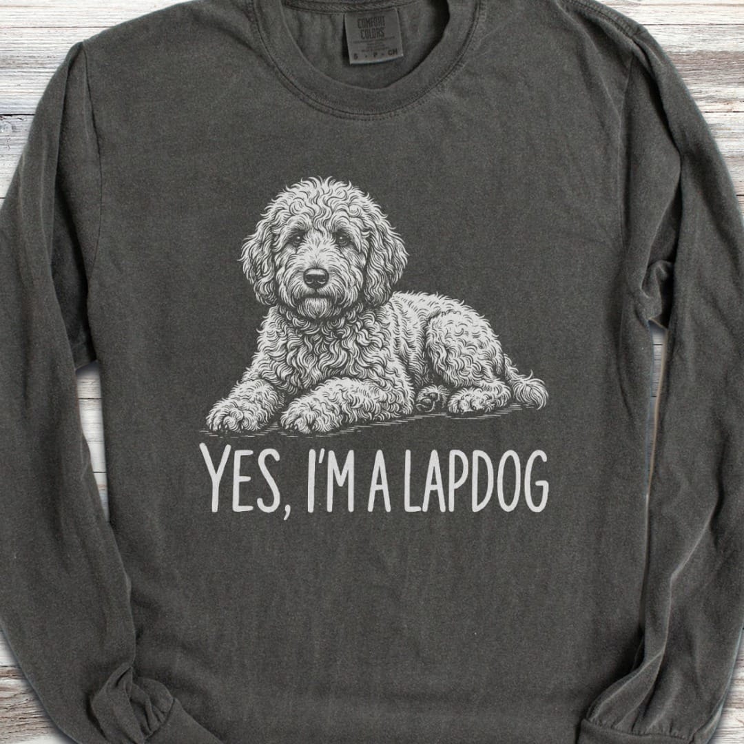 Doodle Lapdog Long Sleeve Tee