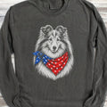 Shetland Sheepdog USA Long Sleeve Tee