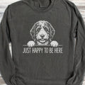 Bernedoodle Happy Long Sleeve Tee