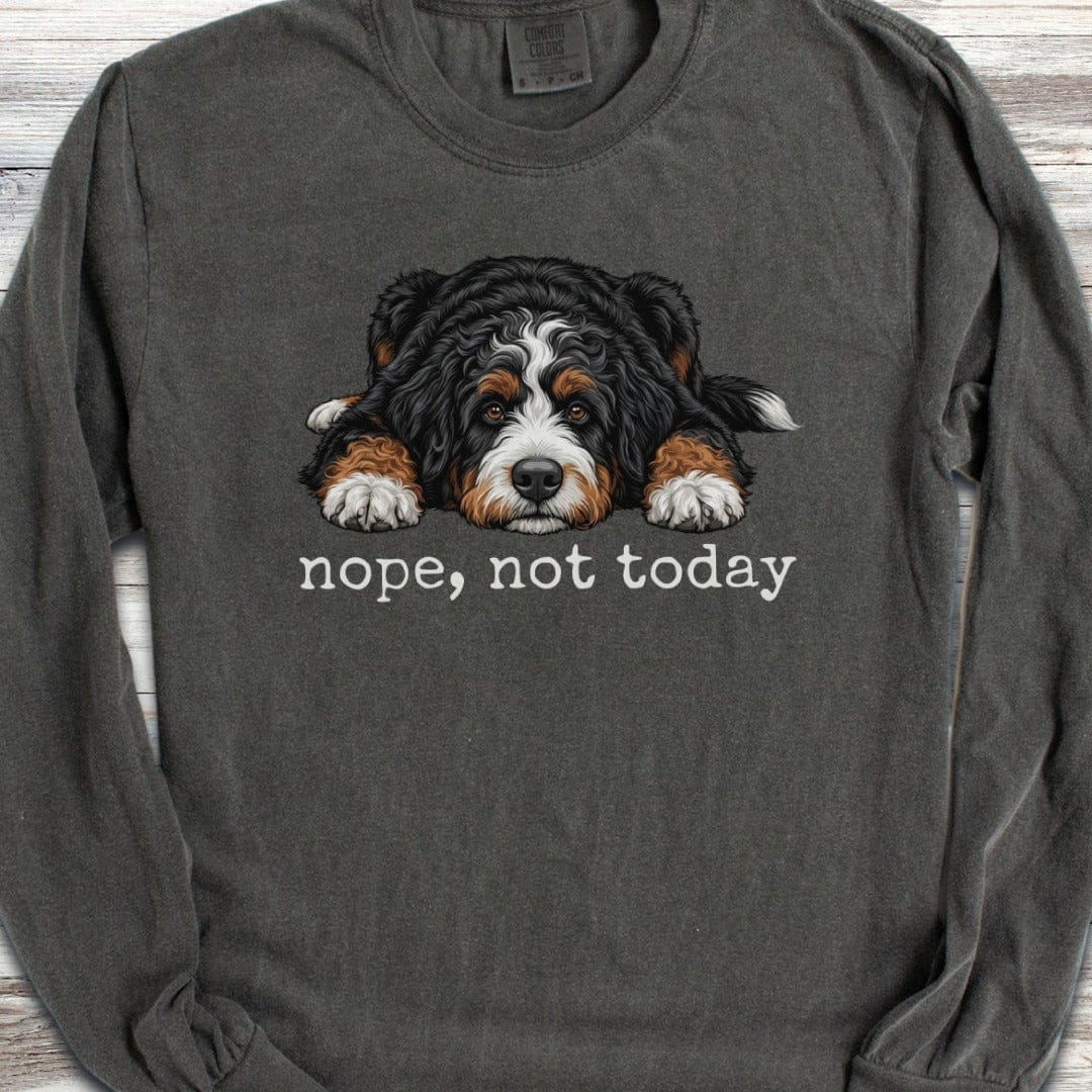 Bernedoodle Nope Long Sleeve Tee