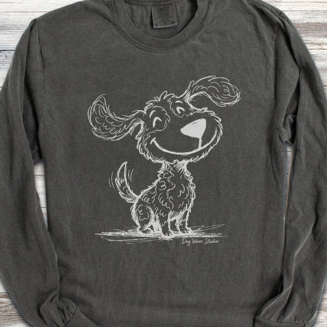 Doodle Sketch Long Sleeve Tee
